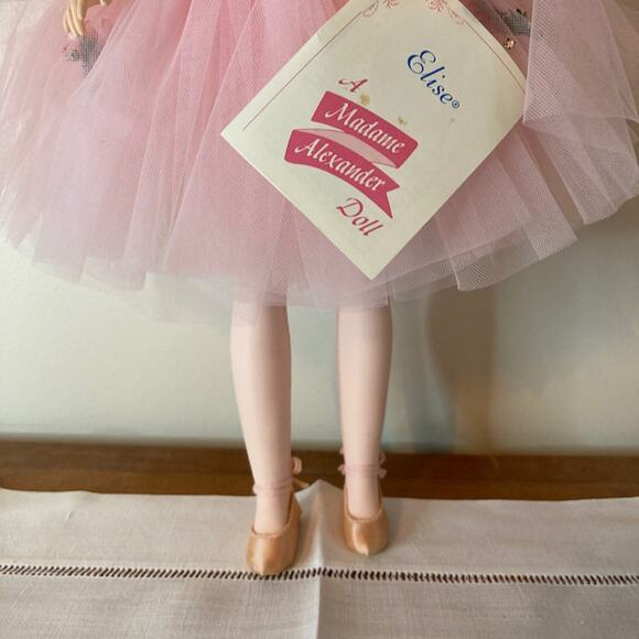 Vintage 80s Madame Alexander 17" Elise Ballerina #1652 (1984-85) Brunette - Picture 4 of 7